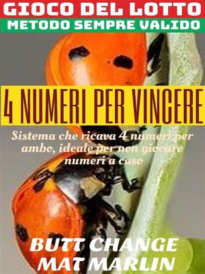 cover image of Gioco del Lotto--4 numeri per vincere